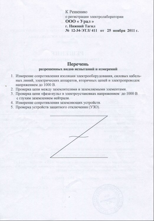 Сертификат ГК «Урал» № 10